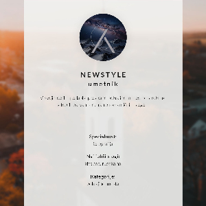 Art print Autumn church