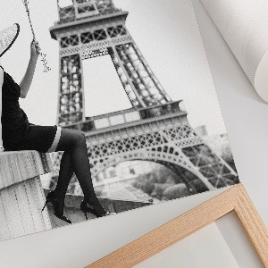 Poster with a Paris chic design