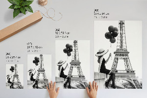 Poster with a Paris chic design