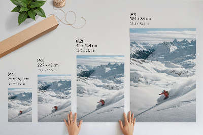 Wall art Winter adventure