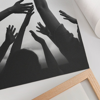 Decorative poster Hands and birds