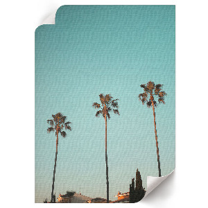 Wall print with an exotic scene