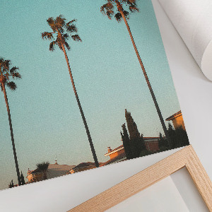 Wall print with an exotic scene