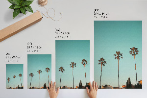 Wall print with an exotic scene