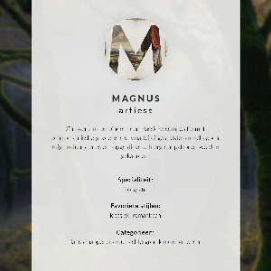 Art print Winter night