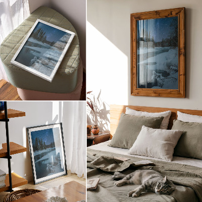 Art print Winter night