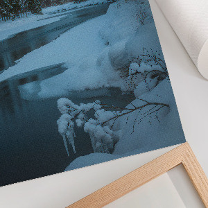 Art print Winter night