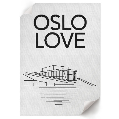 Poster Oslo illustration