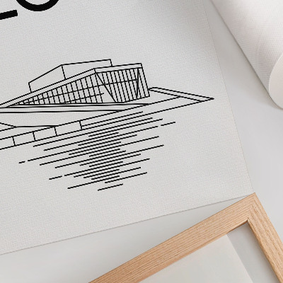 Poster Oslo illustration