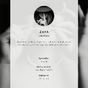 Art print Mysterious elegance