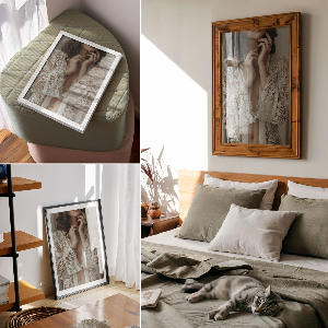 Decorative poster Lace elegance