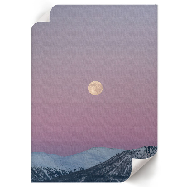 Wall print Mountain twilight