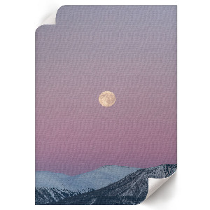 Wall print Mountain twilight