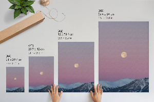 Wall print Mountain twilight