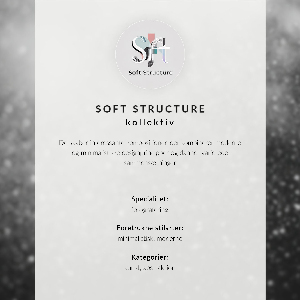 Decorative poster with a winter landscape