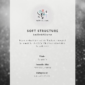 Decorative poster with a winter landscape