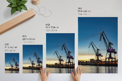 Wall print Industrial landscape