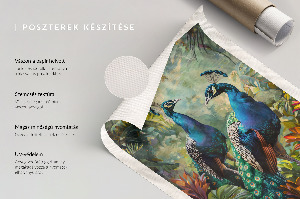 Wall print featuring an industrial landscape