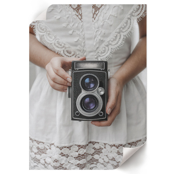 Vintage camera poster