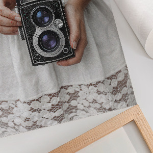 Vintage camera poster