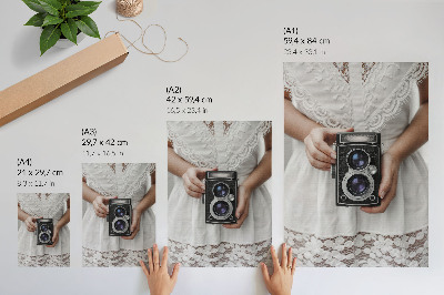 Poster Vintage camera