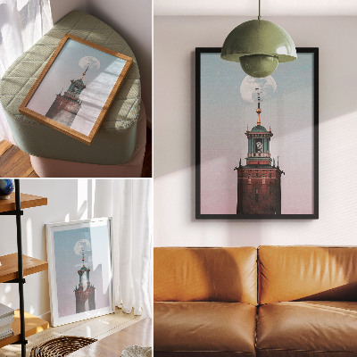 Wall art Moon Tower