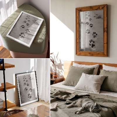 Art print Animal tracks