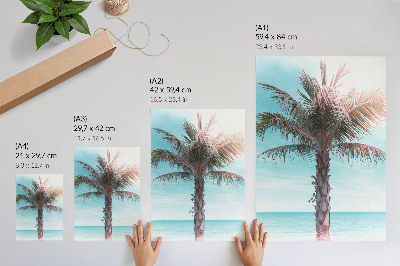 Wall art Exotic palm tree