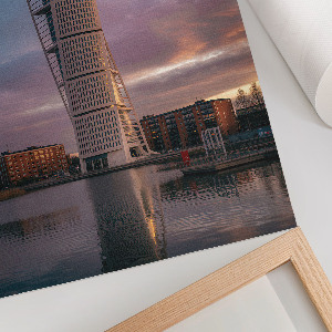 Wall print Twisted Tower