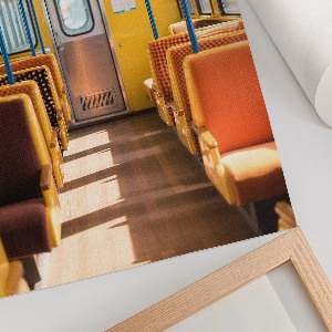 Art print Interior of the wagon