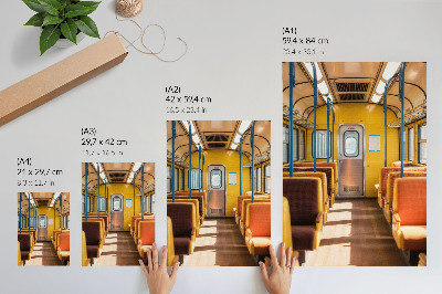 Art print Interior of the wagon