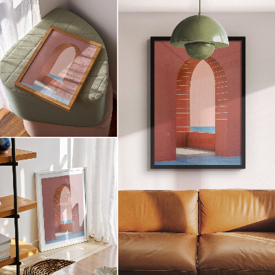 Poster Pastel architecture