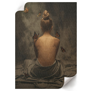 Wall art with a butterflies motif