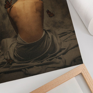 Wall art with a butterflies motif