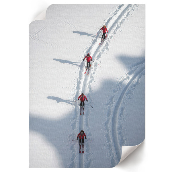 Wall print Ski adventure