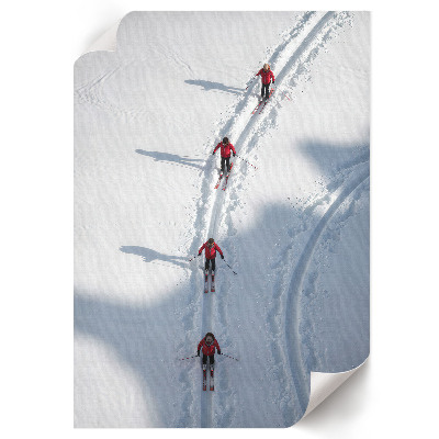 Wall print Ski adventure