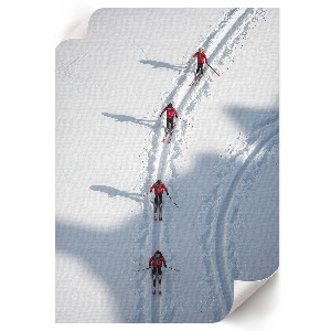 Wall print Ski adventure