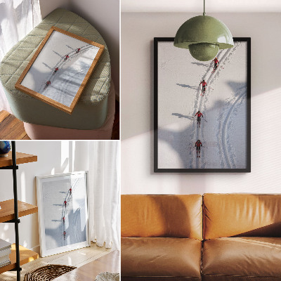Wall print Ski adventure