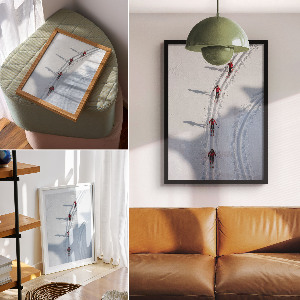Wall print titled “Ski Adventure”