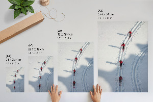Wall print Ski adventure