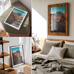 Decorative poster A picturesque journey