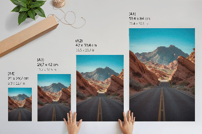 Decorative poster A picturesque journey