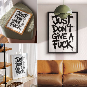 Wall print Strong graffiti