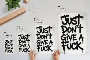 Wall print titled 