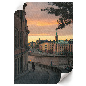 Art print An urban corner