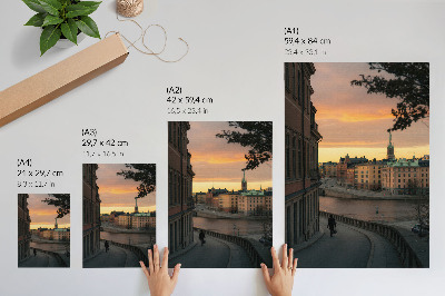Art print An urban corner