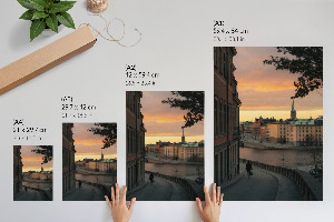 Art print An urban corner