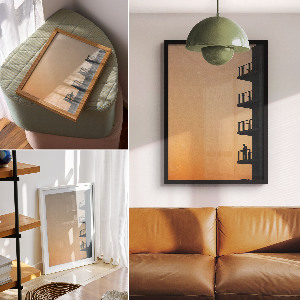 Wall print Evening balcony