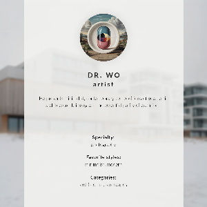 Wall print Evening balcony