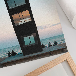 Art print featuring modern architecture
